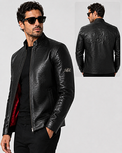 Man leather jacket
