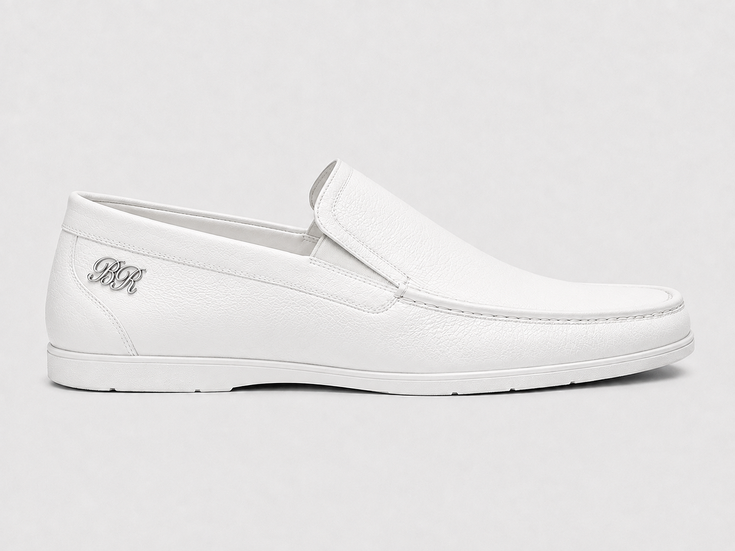 Leather man mocasines