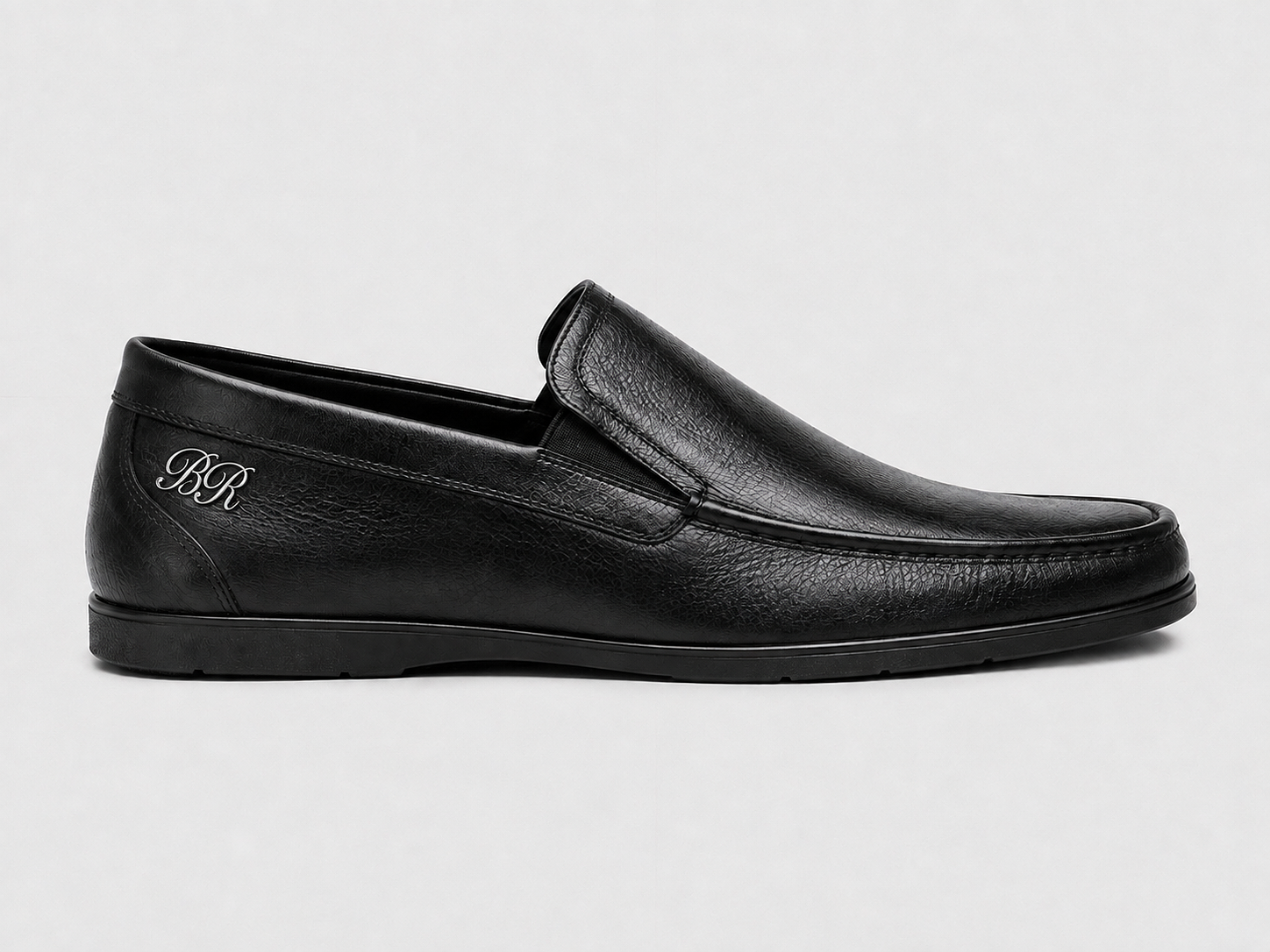 Leather man mocasines