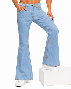 Man 70s flared jeans